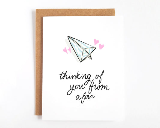 Thinking of You From Afar Card