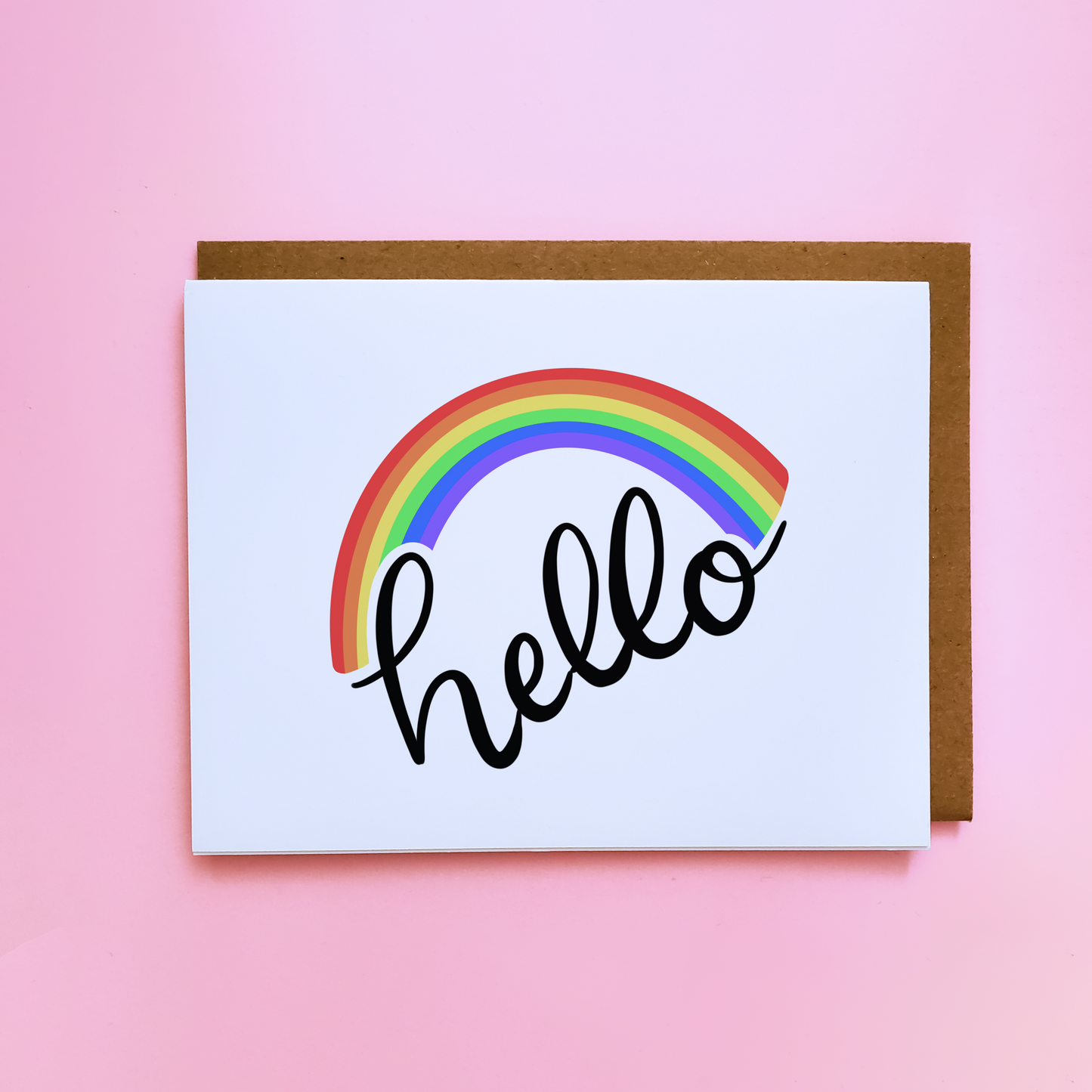 Hello Rainbow Card