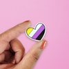 Non-Binary Mini Heart Sticker