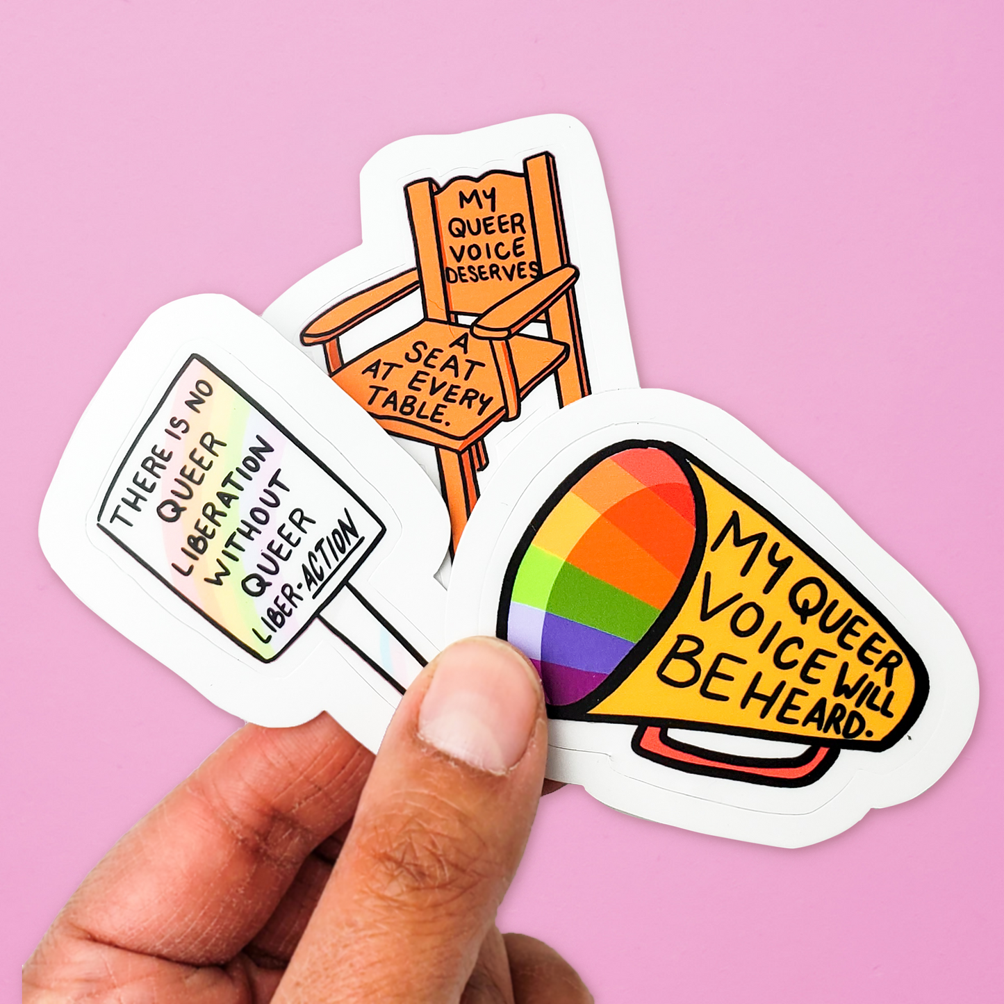 Queer Activism Sticker Set