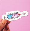 Trans Healthcare Pink Sticker